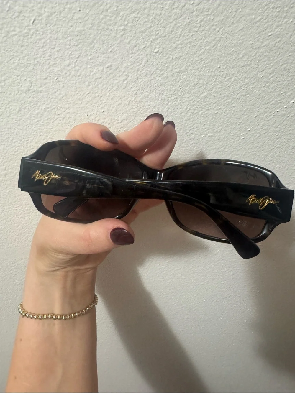 Maui Jim Nalani MJ295-10 Polarized Tortoise Sunglasses + Case
